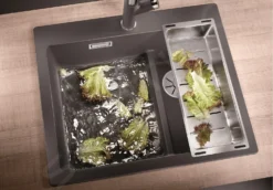 Blanco Pleon 6 Split - Fregadero De Silgranite, 615x510 Mm, Negro 525955 -Cocina Tienda De Ventas 5aac97309bf1c4cb57bc535a