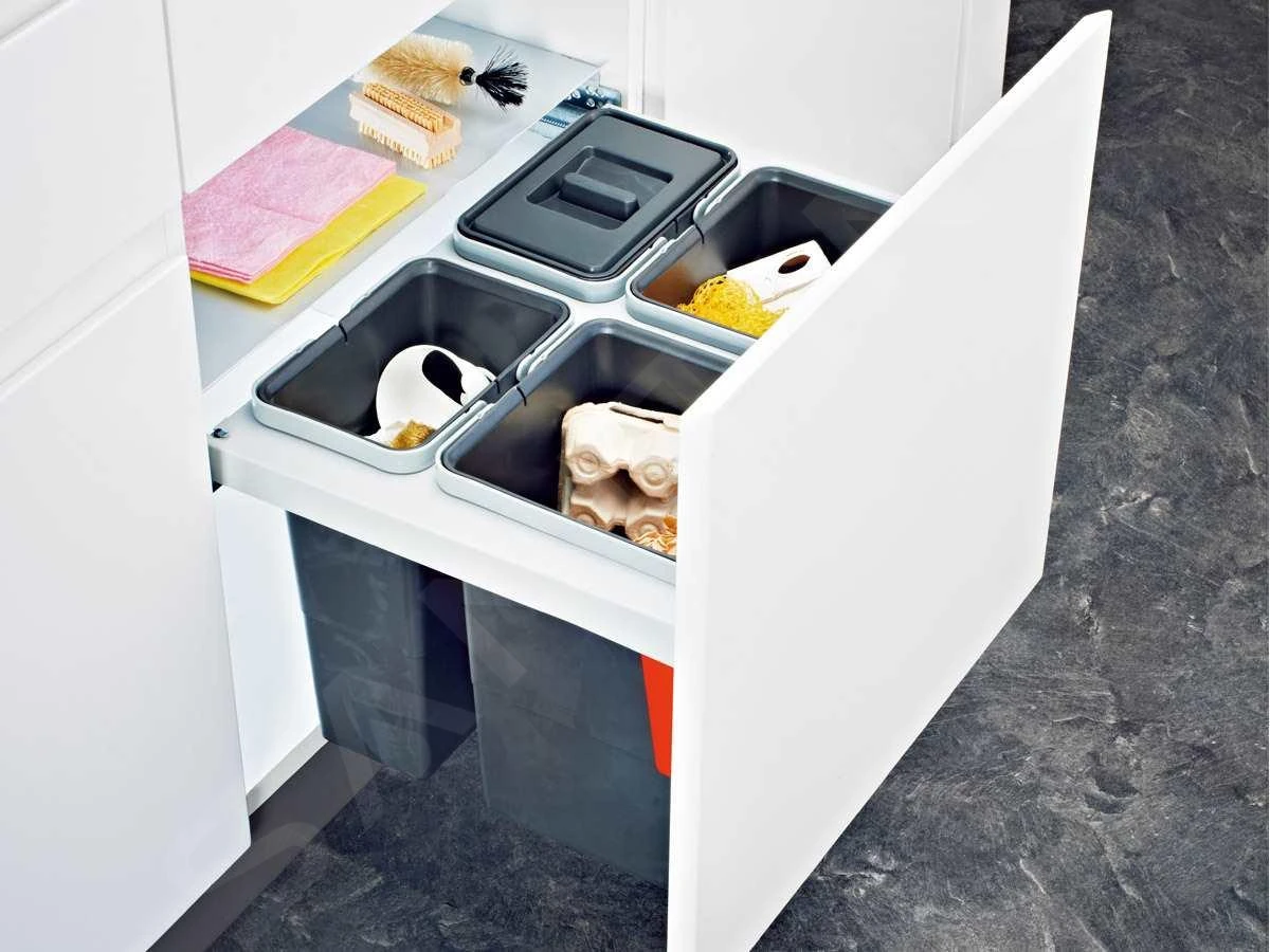 Franke Sortery - Cubo De Basura Integrado Garbo 60-4 121.0200.676 3 Franke Sortery - Cubo De Basura Integrado Garbo 60-4 121.0200.676 - Imagen 3