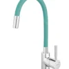 Novaservis Ferro - Grifo De Fregadero Con Brazo Flexible, Menta/cromo 70710,0M
