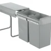 Grohe Blue Home - Cubo De Basura Extraíble 300 Mm, Dividido 15/15 L 40855000