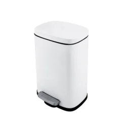Nimco Cubos De Basura - Cubo De Basura 5 L, Blanco Mate KOS 8005-05