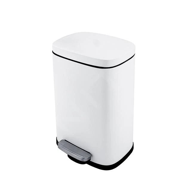 Nimco Cubos De Basura - Cubo De Basura 5 L, Blanco Mate KOS 8005-05