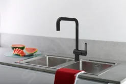 Paffoni Ringo - Grifo De Fregadero, Negro Mate RIN980NO -Cocina Tienda De Ventas 629d3e43664b45bf690de30f