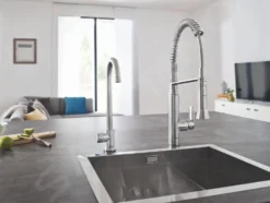 Grohe Blue Home - Grifo De Fregadero Mono Connected, Con Enfriador De Agua Y Filtro, Supersteel 31498DC1 -Cocina Tienda De Ventas 660f663dc124271e78349e96
