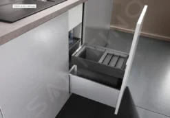 Blanco Flexon II - Papelera Incorporada, Dividida, Volumen 16 L 521467 -Cocina Tienda De Ventas 678911cad809f74c403ec627