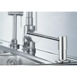 Blanco Accesorios - Dispensador De Detergente Torre, Acero Inoxidable Cepillado 521541 -Cocina Tienda De Ventas 679c75b24b80346e505ed307