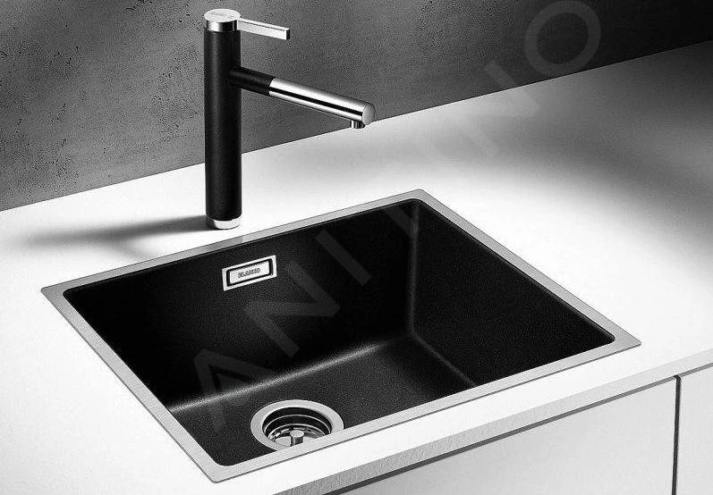 Blanco Subline 400 - Fregadero De Silgranite, 430x460 Mm, Antracita 523422 3 Blanco Subline 400 - Fregadero De Silgranite, 430x460 Mm, Antracita 523422 - Imagen 3