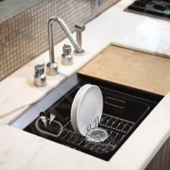 Simplehuman Accesorios De Cocina - Escurreplatos 370x326x172 Mm, Negro KT1105 -Cocina Tienda De Ventas 689c278ee0ca7fcaff54453a