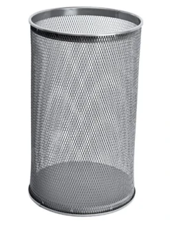 Sanela Cestas De Alambre - Cubo De Basura, 32 L, Gris SLZN 98B