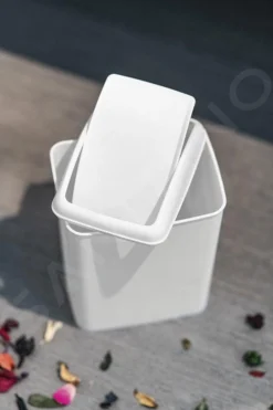 Aqualine Accesorios - Cubo De Basura Soft, 5 L, Blanco TRN-187-06 -Cocina Tienda De Ventas 69cad8116c47699f6dfe54ec