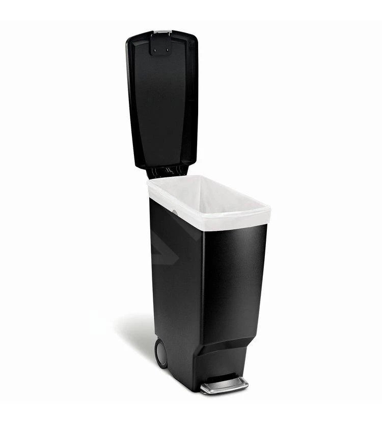 Simplehuman Cubos De Basura - Cubo De Basura Slim 40 L, Negro CW1361 3 Simplehuman Cubos De Basura - Cubo De Basura Slim 40 L, Negro CW1361 - Imagen 3