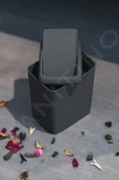 Aqualine Accesorios - Cubo De Basura Soft, 5 L, Antracita TRN-187-04 -Cocina Tienda De Ventas 6b08b477f840f389a83f7787