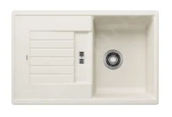 Blanco Zia 45 - Fregadero De Silgranite, 780x500 Mm, Blanco Suave 527200