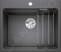 Blanco Etagon 6 - Fregadero De Silgranite, 600x510 Mm, Con Correderas, InFino, Antracita 524529