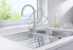 Blanco Coressa F - Grifo De Fregadero, Plegable Bajo Ventana, Cromo 521544 -Cocina Tienda De Ventas 74b0861cc5da3da2ee7f3252