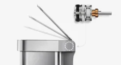 Simplehuman Cubos De Basura - Cubo De Basura Con Apertura Sin Contacto Para Residuos Clasificados, Con Sensor De Voz Y De Movimiento, 58 L, Acero Inoxidable Cepillado ST2036 -Cocina Tienda De Ventas 76179b2c6d3ea8c8a3dbb71f