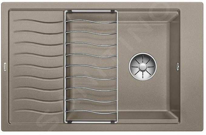 Blanco Elon XL 6 - Fregadero De Silgranite, 780x500 Mm, Tartufo 524851 1 Blanco Elon XL 6 - Fregadero De Silgranite, 780x500 Mm, Tartufo 524851