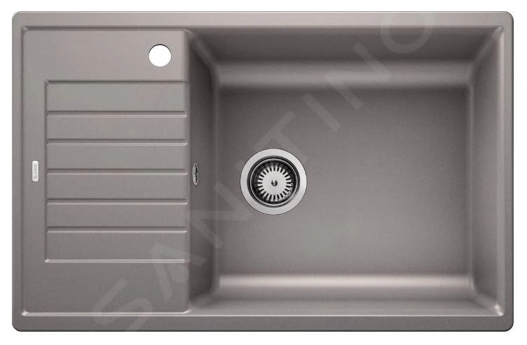 Blanco Zia XL 6 - Fregadero De Silgranite, 780x500 Mm, Compact, Aluminio 523275 1 Blanco Zia XL 6 - Fregadero De Silgranite, 780x500 Mm, Compact, Aluminio 523275