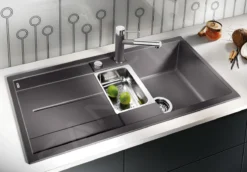 Blanco Metra 6 - Fregadero De Silgranite, 1000x500 Mm, Con Control De Desagüe, Tartufo 517354 -Cocina Tienda De Ventas 78735c1d1716abd682bedee0