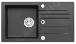 Alveus Conjuntos De Cocina - Conjunto De Fregadero De Granito Cortina 140 Y Grifo Tonia, Carbon SETA735 6 Alveus Conjuntos De Cocina - Conjunto De Fregadero De Granito Cortina 140 Y Grifo Tonia, Carbon SETA735 -Cocina Tienda De Ventas 795a60fe44a512e75eab7f04