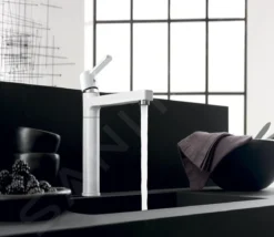 Kludi Zenta - Grifo Monomando De Fregadero, Blanco/cromo 389739175 -Cocina Tienda De Ventas 7a0b1ec73c96be7e17862152