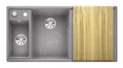 Blanco Axia III 6 - Fregadero De Silgranite, 1000x510 Mm, Con Control De Desagüe Y Accesorios, InFino, Aluminio 524645 -Cocina Tienda De Ventas 7a12f809b6996f2aa672aba7