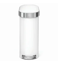 Simplehuman Cubos De Basura - Cubo De Basura Slim 45 L, Blanco CW2069 -Cocina Tienda De Ventas 7e9e5db7455ab945b79d3b8c