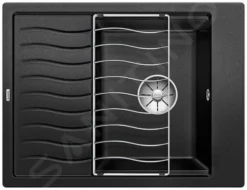 Blanco Elon 45 - Fregadero De Silgranite, 650x500 Mm, Negro 525880