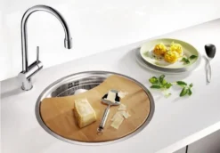 Blanco Rondosol - Fregadero, Diámetro 460 Mm, Acero Inoxidable Cepillado 513306 9 Blanco Rondosol - Fregadero, Diámetro 460 Mm, Acero Inoxidable Cepillado 513306 -Cocina Tienda De Ventas 84a09a07b887683f6b35808f