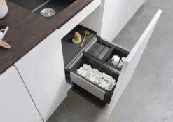 Blanco Select - Papelera Incorporada, Dividida, Volumen 35 L 526202 -Cocina Tienda De Ventas 87a3eabc8332cc480c232373