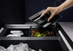 Blanco Flexon II - Cubo De Basura Extraíble Empotrado, Con Compartimientos Separados, Capacidad 46 L 526643 -Cocina Tienda De Ventas 88abeb340966a402c2765add