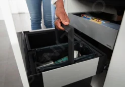 Blanco Select - Cubo De Basura Empotrado, Con Compartimento, Capacidad 49 L 526208 -Cocina Tienda De Ventas 8a2089e543a8bb52e98af541