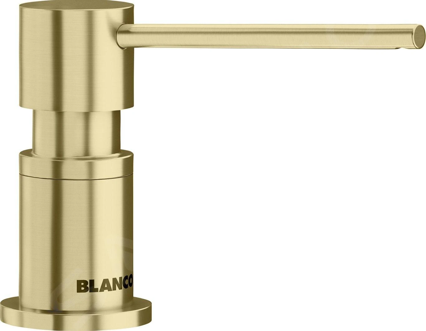 Blanco Accesorios - Dispensador De Detergente Lato, Oro Satinado 526699 1 Blanco Accesorios - Dispensador De Detergente Lato, Oro Satinado 526699