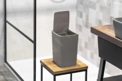 Aqualine Accesorios - Cubo De Basura Touch 8,5 L, Terra TRN-183-05 -Cocina Tienda De Ventas 8d29cfaa2f80216bd3d313f1