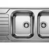 Blanco Dinas 8 - Fregadero, 1160x500 Mm, Acero Inoxidable Cepillado 523376
