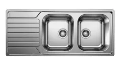 Blanco Dinas 8 - Fregadero, 1160x500 Mm, Acero Inoxidable Cepillado 523376