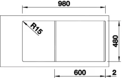 Blanco Sona XL 6 - Fregadero De Silgranite, 1000x500 Mm, Negro 525977 -Cocina Tienda De Ventas 930f1f95a805a8b7ba87c781
