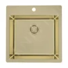 Alveus Pure Monarch - Fregadero 515x525 Mm, Gold 1106867