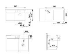 Blanco Zenar 5 - Fregadero De Silgranite, 915x510 Mm, InFino, Tartufo 523941 -Cocina Tienda De Ventas 9906875b1b49c5ca4d7e255d