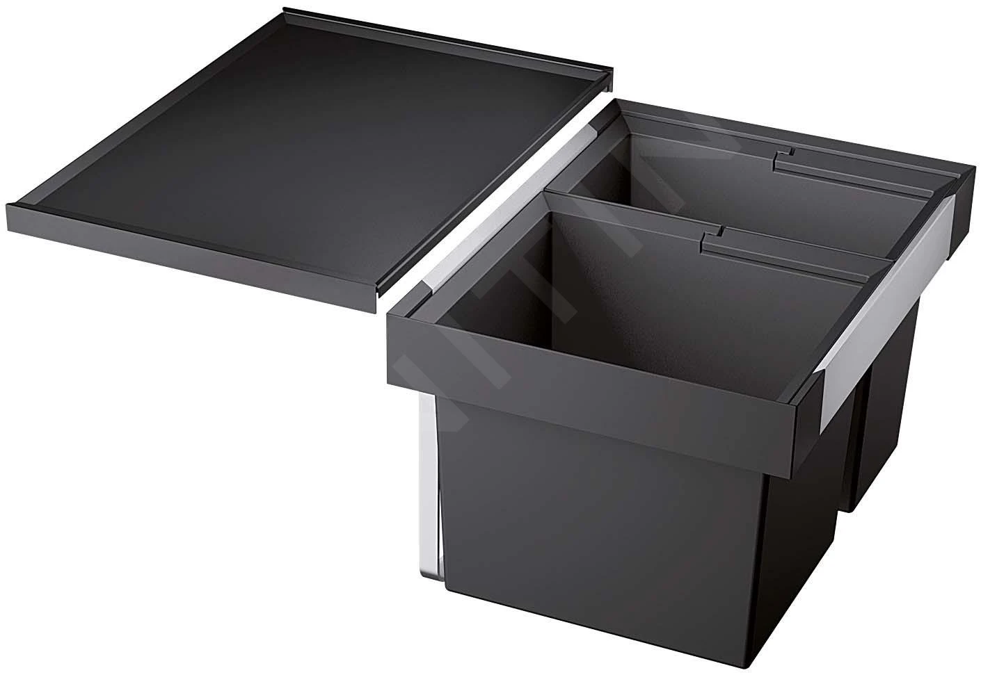 Blanco Flexon II - Cubo De Basura Extraíble, Con Separación, Capacidad 32 L 521468 1 Blanco Flexon II - Cubo De Basura Extraíble, Con Separación, Capacidad 32 L 521468