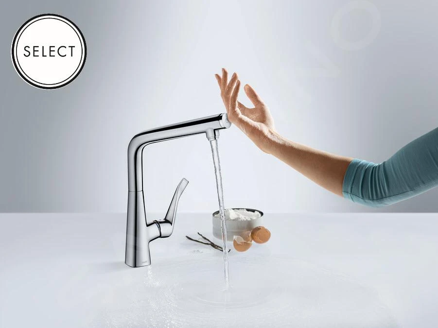 Hansgrohe M71 - Grifo De Fregadero Metris Select Con Ducha Extraíble, Aspecto De Acero Inoxidable 73822800 3 Hansgrohe M71 - Grifo De Fregadero Metris Select Con Ducha Extraíble, Aspecto De Acero Inoxidable 73822800 - Imagen 3