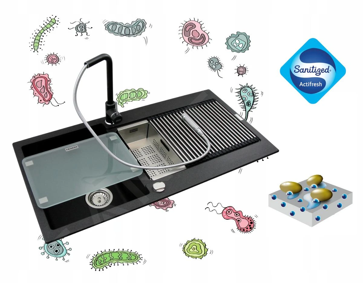 Franke Conjuntos De Cocina - Conjunto G214, Fregadero De Fragranite CNG 611-62 TL/2 Y Grifo FP 0408.031, Cachemira/cromo 114.0650.760 6 Franke Conjuntos De Cocina - Conjunto G214, Fregadero De Fragranite CNG 611-62 TL/2 Y Grifo FP 0408.031, Cachemira/cromo 114.0650.760 - Imagen 6