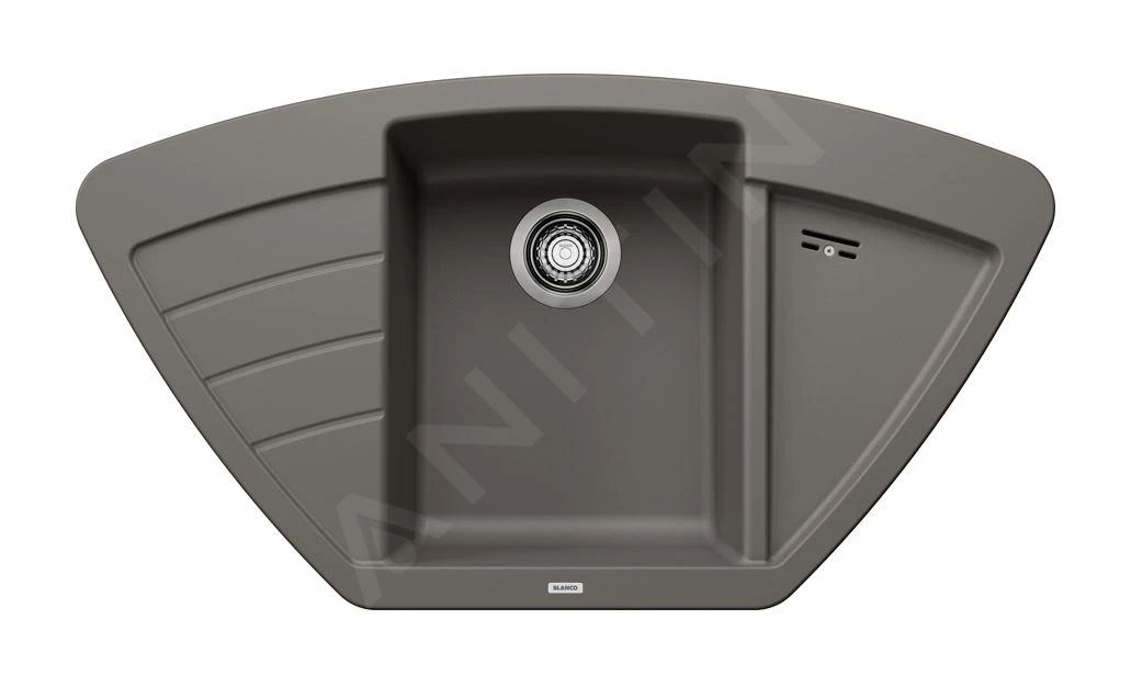 Blanco Zia 9 - Fregadero De Silgranite, 930x510 Mm, Gris 527395 1 Blanco Zia 9 - Fregadero De Silgranite, 930x510 Mm, Gris 527395