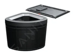 Franke Sortery - Cubo De Basura Integrado Solo 50 Mm, Negro 121.0307.568