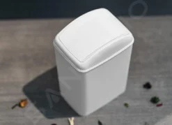 Aqualine Accesorios - Cubo De Basura Soft, 5 L, Blanco TRN-187-06 -Cocina Tienda De Ventas a441f1df015ace8571542223