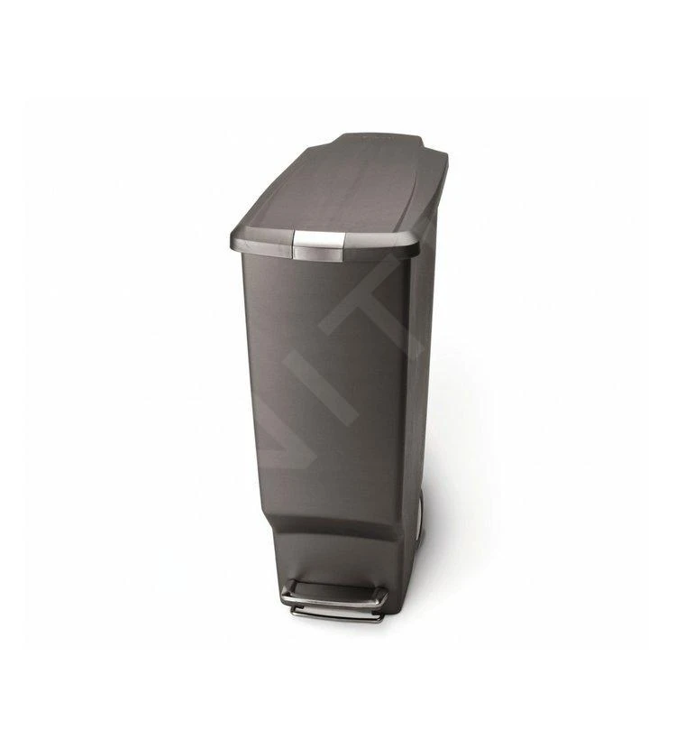 Simplehuman Cubos De Basura - Cubo De Basura Slim 40 L, Gris CW1363 1 Simplehuman Cubos De Basura - Cubo De Basura Slim 40 L, Gris CW1363