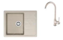 Franke Conjuntos De Cocina - Conjunto G172, Fregadero De Fragranite BFG 611-62 Y Grifo FP 9000.082 Sahara/sahara 114.0619.580