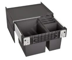 Blanco Select - Cubo De Basura Empotrado, Con Compartimento, Capacidad 46 L 526205