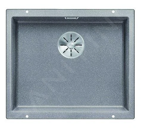 Blanco Subline 500 - Fregadero De Silgranite, 530x460 Mm, InFino, Aluminio 523434 1 Blanco Subline 500 - Fregadero De Silgranite, 530x460 Mm, InFino, Aluminio 523434