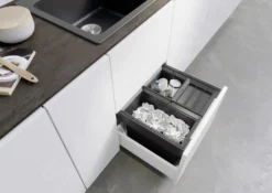 Blanco Flexon II - Cubo De Basura Extraíble Empotrado, Con Compartimientos Separados, Capacidad 35 L 526640 -Cocina Tienda De Ventas b3a65a6177b7242356809969